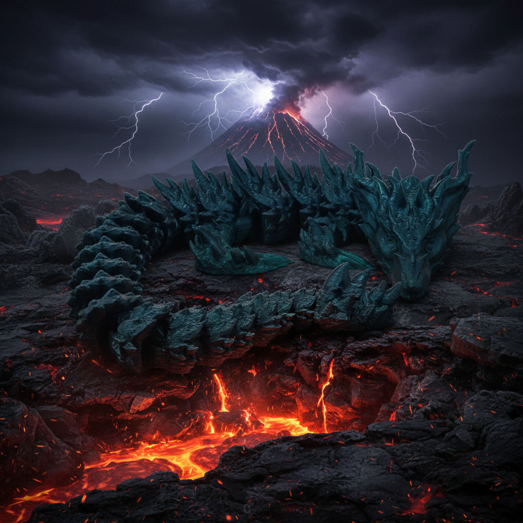 Dark Dragon - Atmospheric Background