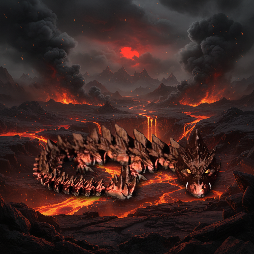 Fire Dragon - Atmospheric Background